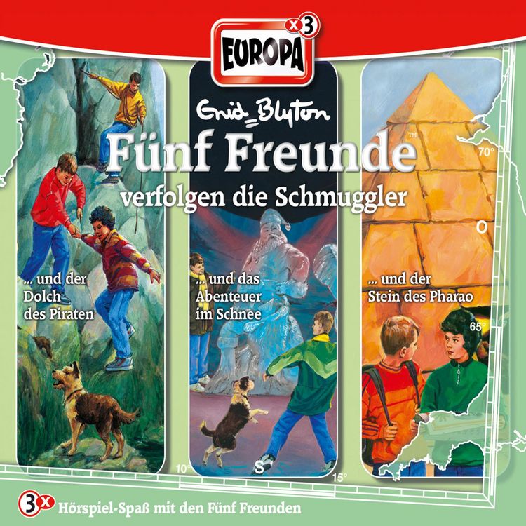 Produktbild: 3er-Box: F&uuml;nf Freunde verfolgen die Schmuggler (Folgen 42/59/63)