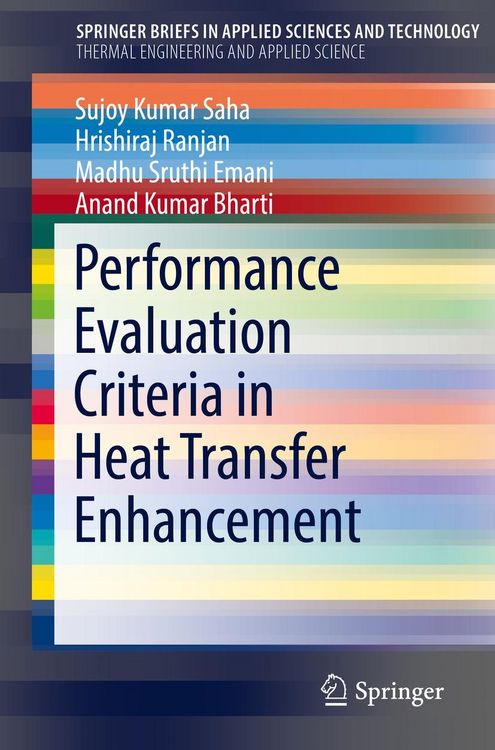 Produktbild: Performance Evaluation Criteria in Heat Transfer Enhancement