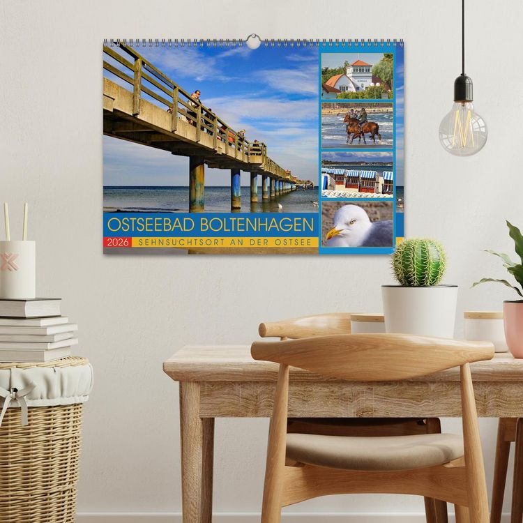 Produktbild: Ostseebad Boltenhagen - Sehnsuchtsort an der Ostsee (Wandkalender 2026 DIN A3 quer), CALVENDO Monatskalender