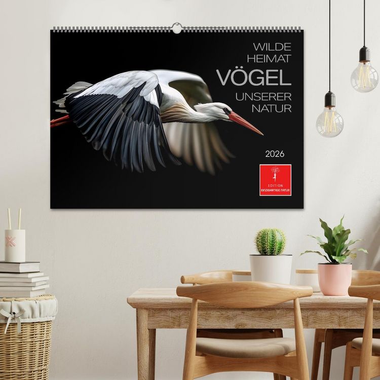 Produktbild: Wilde Heimat - V&ouml;gel unserer Natur (Wandkalender 2026 DIN A2 quer), CALVENDO Monatskalender