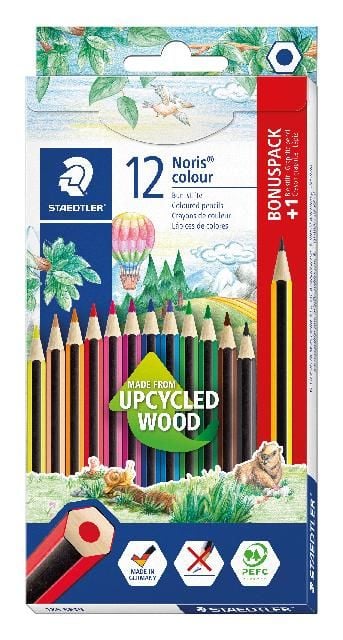 Produktbild: STAEDTLER Noris colour 185 Buntstift, 12er Set + Bleistift, 185 SET9