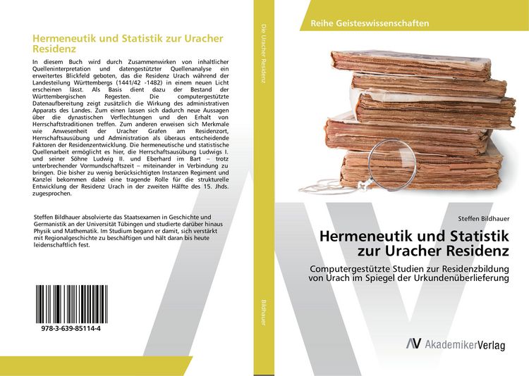 Produktbild: Hermeneutik und Statistik zur Uracher Residenz