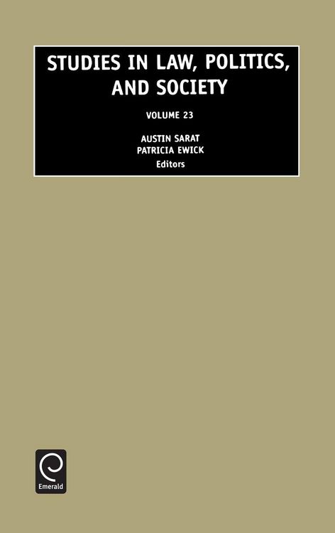 Produktbild: Studies in Law, Politics and Society