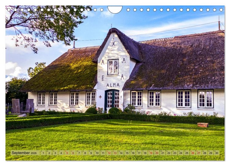 Produktbild: IN SYLT VERLIEBT (Wandkalender 2026 DIN A4 quer), CALVENDO Monatskalender