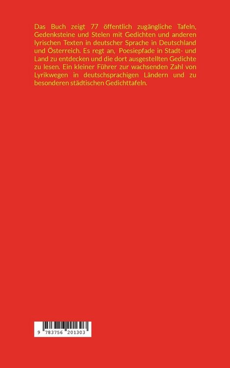 Produktbild: Stadt der Gedichte