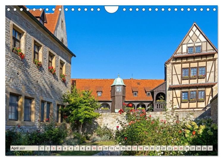 Produktbild: Erfurt &ndash; Ein Spaziergang durch die Landeshauptstadt (Wandkalender 2027 DIN A4 quer), CALVENDO Monatskalender