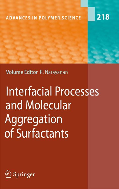 Produktbild: Interfacial Processes and Molecular Aggregation of Surfactants