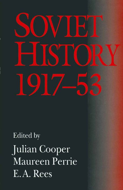 Produktbild: Soviet History, 1917&ndash;53