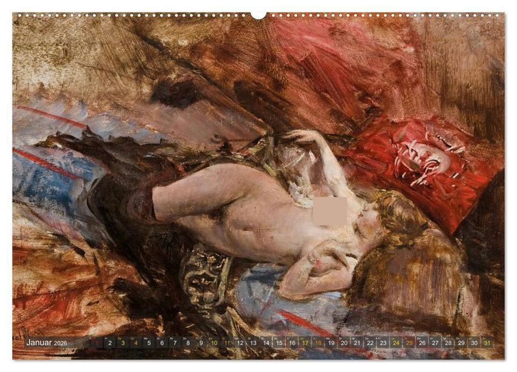 Produktbild: Liegende Sch&ouml;nheiten (hochwertiger Premium Wandkalender 2026 DIN A2 quer), Kunstdruck in Hochglanz
