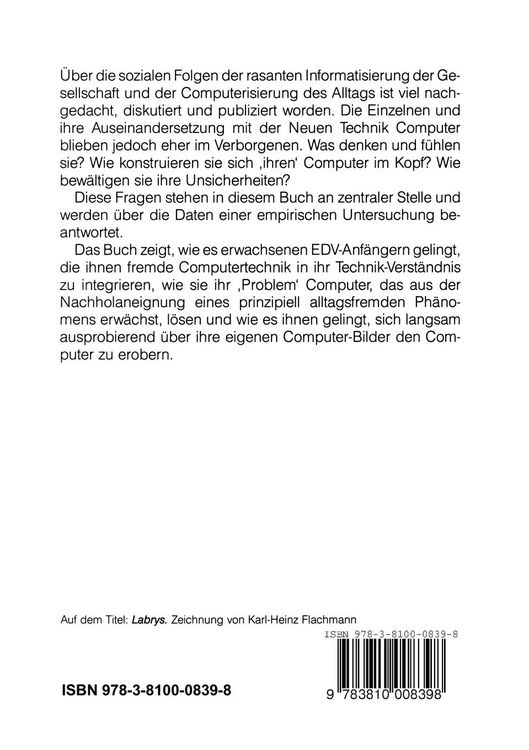 Produktbild: Handlungsproblem Computer