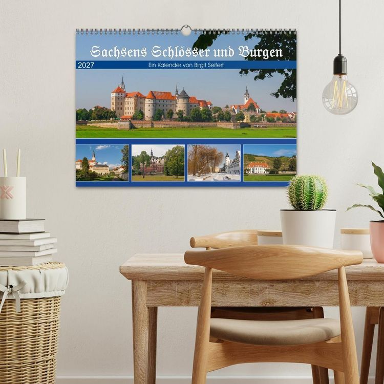 Produktbild: Sachsens Schl&ouml;sser und Burgen (Wandkalender 2027 DIN A3 quer), CALVENDO Monatskalender