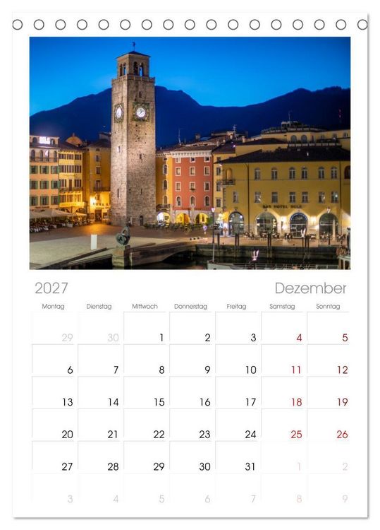 Produktbild: Tischplaner 2027 - Riva del Garda - Am Gardasee ganz im Norden (A5 Tischkalender zum Aufstellen) CALVENDO