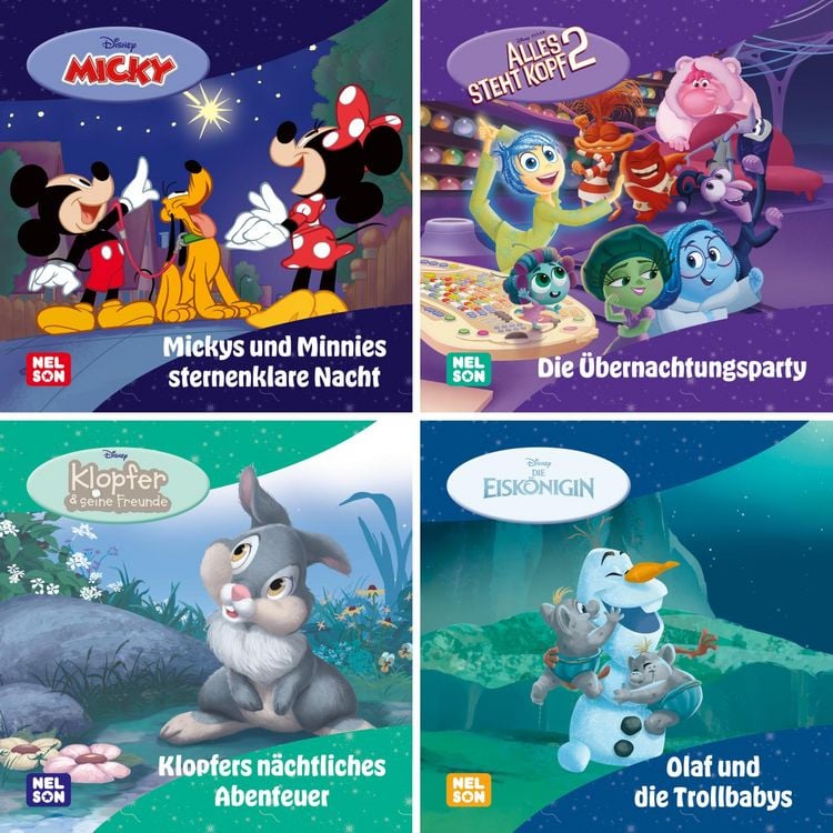 Produktbild: 4er-Set Maxi-Mini 60: Disney Gutenacht-Geschichten
