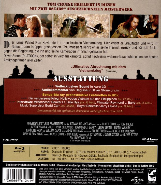 Produktbild: Geboren am 4. Juli - 2-Disc Special Edition