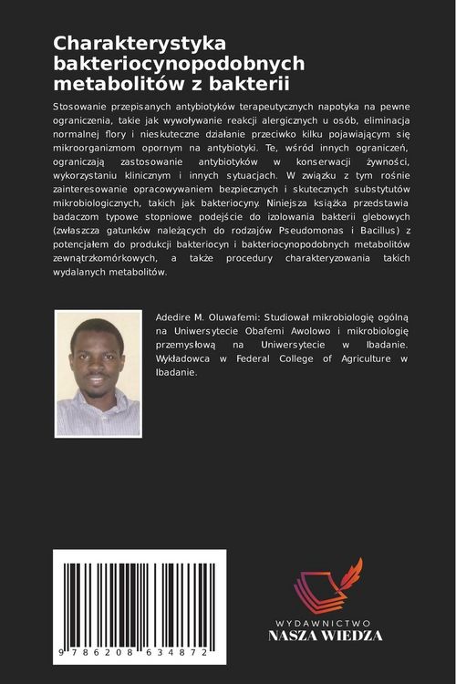 Produktbild: Charakterystyka bakteriocynopodobnych metabolit&oacute;w z bakterii