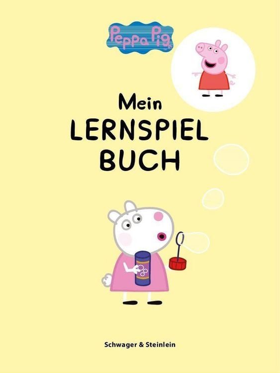Produktbild: Peppa Pig Mein Lernspielbuch mit L&ouml;selupe. Mit wutzig viel Spa&szlig; durch die Vorschulzeit