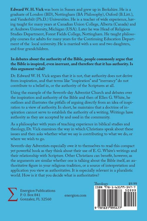 Produktbild: Seventh-Day Adventists and the Bible