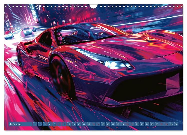 Produktbild: Speed Symphony (Wandkalender 2026 DIN A3 quer), CALVENDO Monatskalender