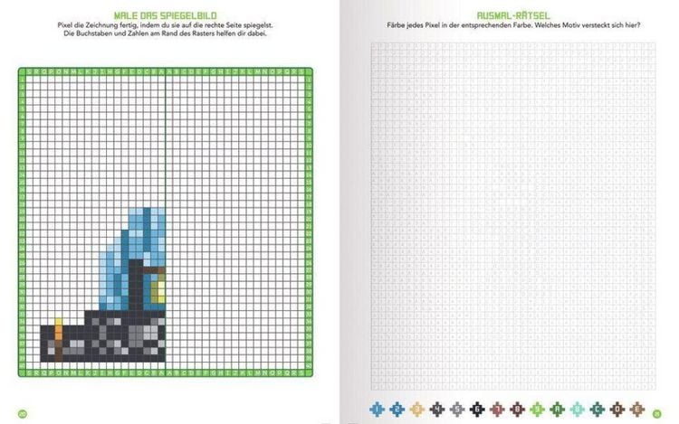 Produktbild: Pixel-Malbuch f&uuml;r Minecrafter &ndash; Biome Spezial - &Uuml;ber 70 Pixel-Ausmalbilder aus der Minecraft-Welt