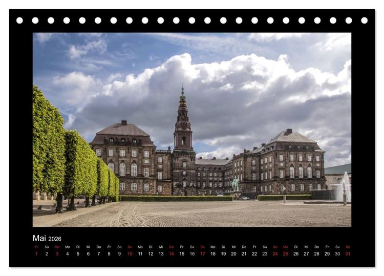 Produktbild: Kopenhagen (Tischkalender 2026 DIN A5 quer), CALVENDO Monatskalender