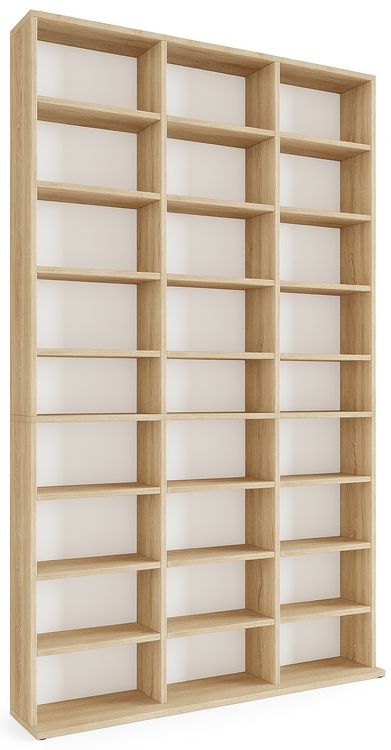Produktbild: Holz CD DVD Standregal B&uuml;cherregal Regal Megosa XL