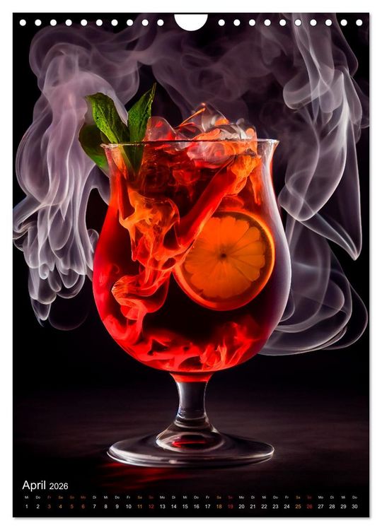 Produktbild: Cocktails - Bew&auml;hrter Genuss neu interpretiert (Wandkalender 2026 DIN A4 hoch), CALVENDO Monatskalender