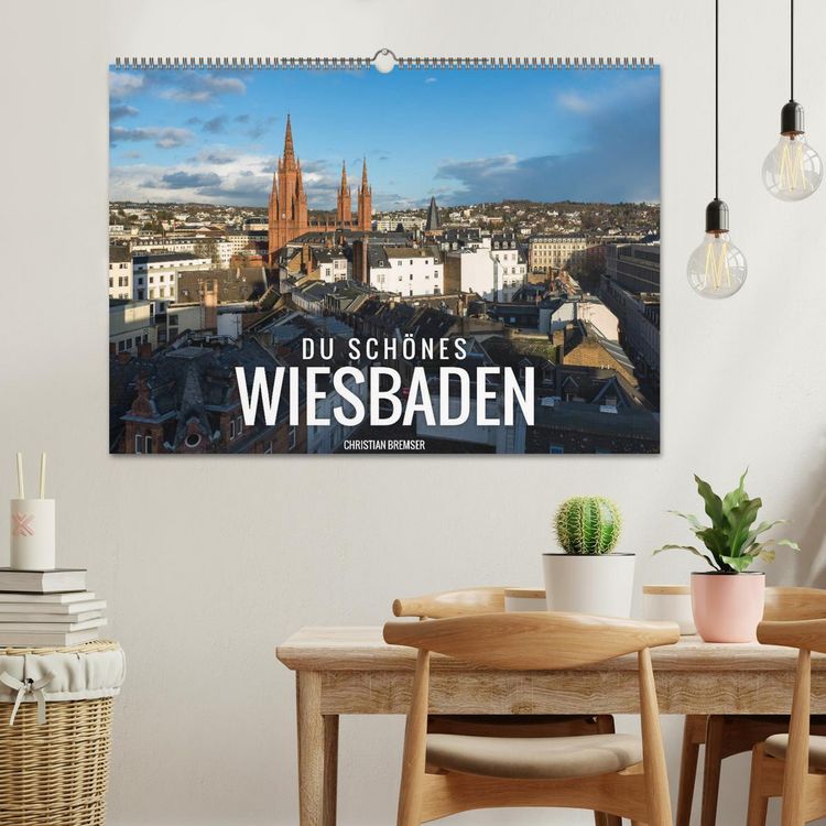 Produktbild: Du sch&ouml;nes Wiesbaden (Wandkalender 2026 DIN A2 quer), CALVENDO Monatskalender