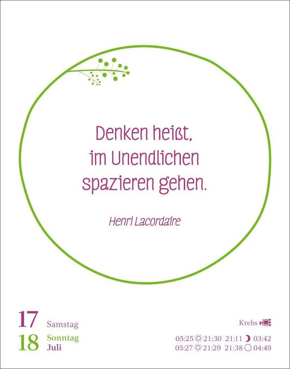 Produktbild: Heute ist dein Tag! Tagesabrei&szlig;kalender 2027 - 313 positive Zitate f&uuml;r 2027