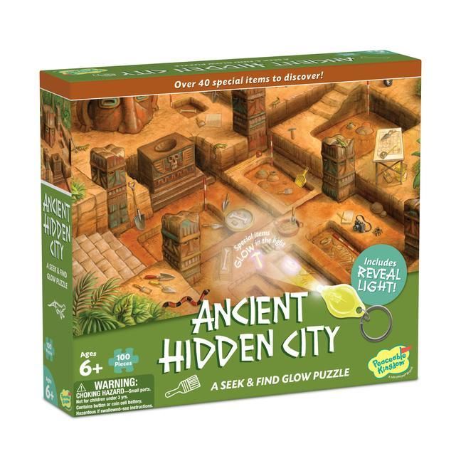 Produktbild: Seek and Find Glow Puzzle - Ancient Hidden City