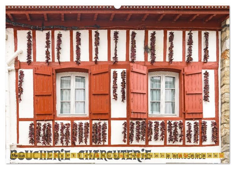 Produktbild: Das Baskenland (Wandkalender 2026 DIN A2 quer), CALVENDO Monatskalender