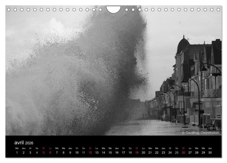 Produktbild: GRANDES MAR&Eacute;ES &Agrave; SAINT-MALO (Calendrier mural 2026 DIN A4 vertical), CALVENDO calendrier mensuel