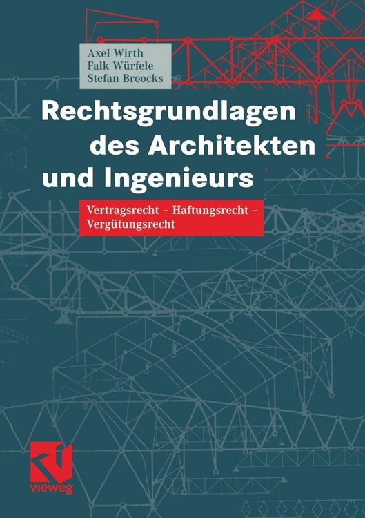 Produktbild: Rechtsgrundlagen des Architekten und Ingenieurs