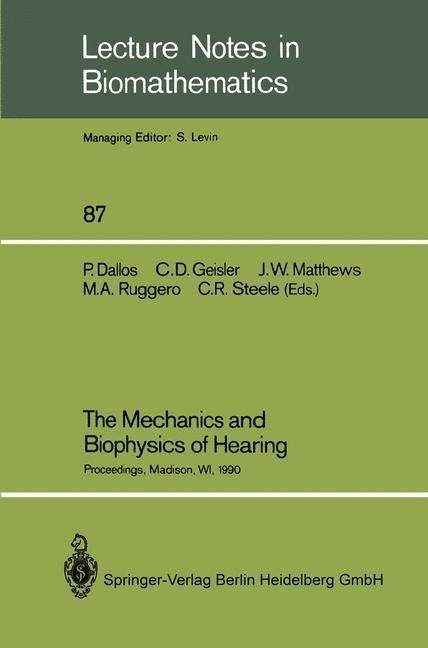 Produktbild: The Mechanics and Biophysics of Hearing