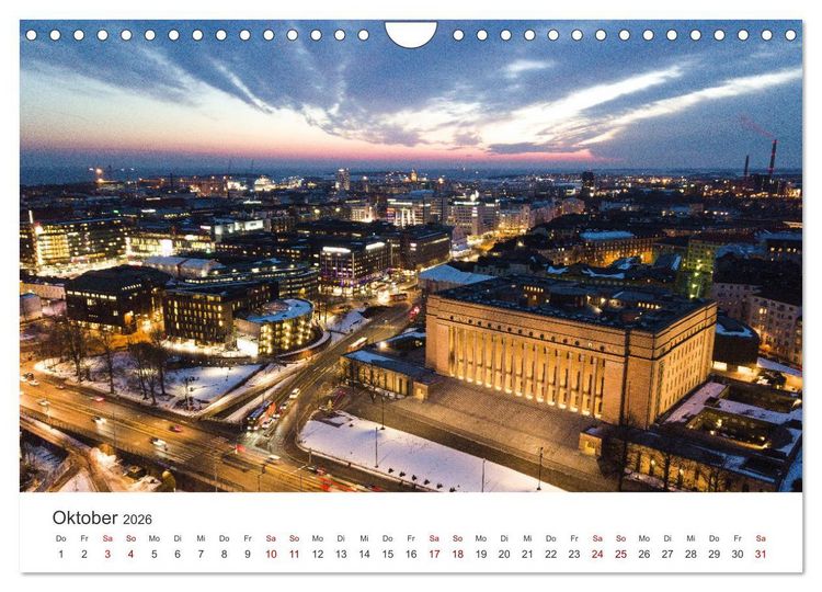 Produktbild: Finnland - Das bezaubernde Land im Norden. (Wandkalender 2026 DIN A4 quer), CALVENDO Monatskalender
