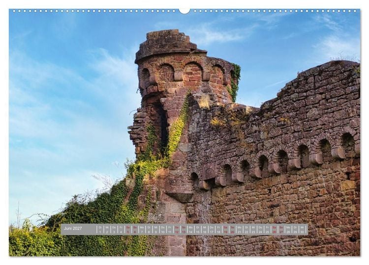 Produktbild: Burg Wildenberg (hochwertiger Premium Wandkalender 2027 DIN A2 quer), Kunstdruck in Hochglanz