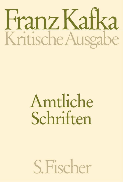Produktbild: Amtliche Schriften. Kritische Ausgabe