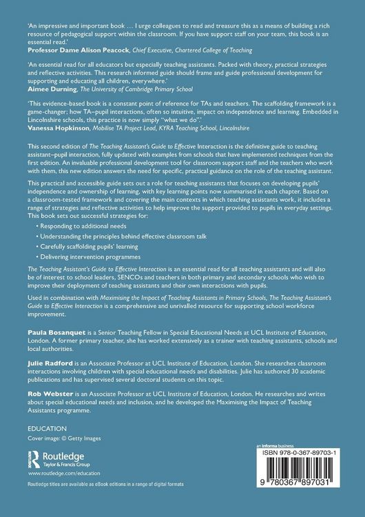Produktbild: The Teaching Assistant's Guide to Effective Interaction