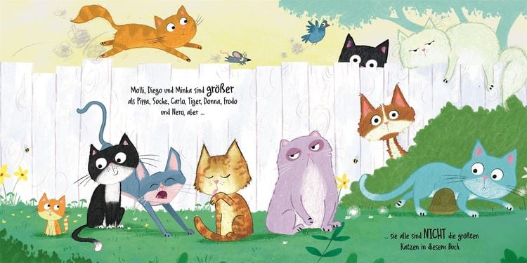 Produktbild: Miau, MIAUUU! Wer ist die gr&ouml;&szlig;te Katze im Buch?