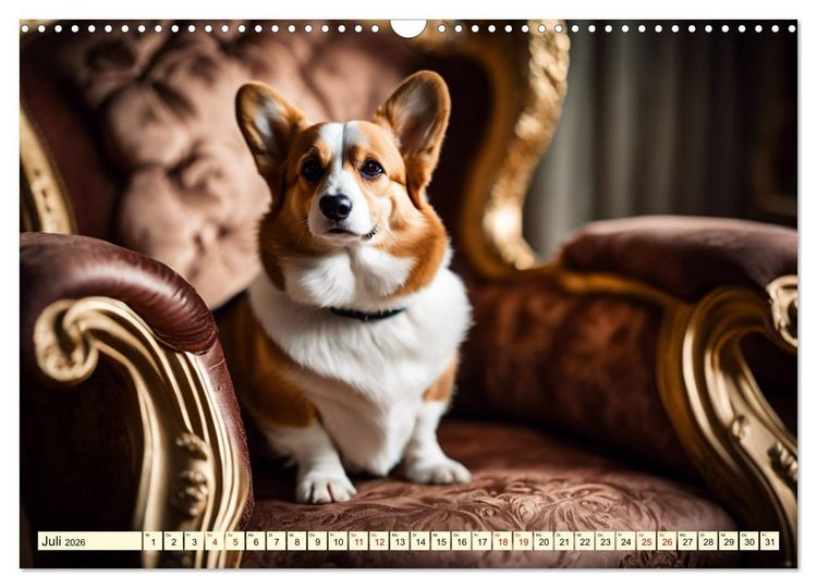 Produktbild: Welsh Corgi Pembroke (Wandkalender 2026 DIN A3 quer), CALVENDO Monatskalender