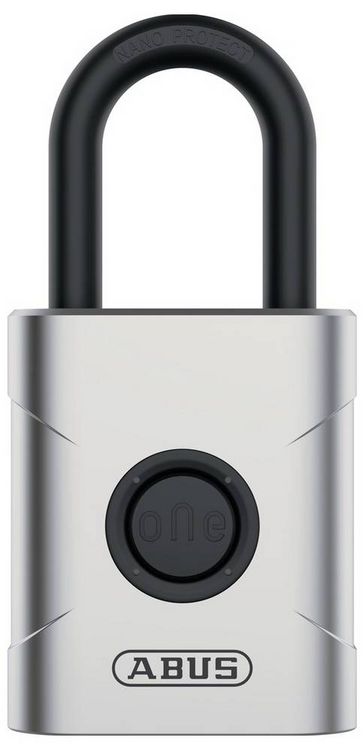 Produktbild: ABUS ABEO10000 Vorh&auml;ngeschloss Bluetooth Silber Bluetooth-Vorh&auml;ngeschloss