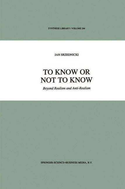 Produktbild: To Know or Not to Know