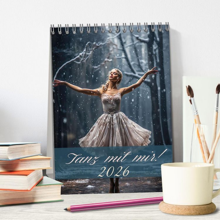 Produktbild: Tanz mit mir! (Tischkalender 2026 DIN A5 hoch), CALVENDO Monatskalender