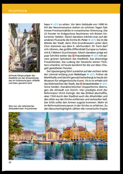 Produktbild: Reiseführer Zürich. Stadtführer inklusive Ebook. Ausflugsziele, Sehenswürdigkeiten, Restaurant & Hotels uvm.