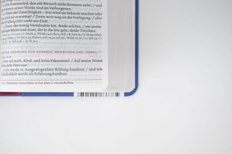 Produktbild: Die Bibel. Taschenausgabe Leder rustique mit Rei&szlig;verschluss