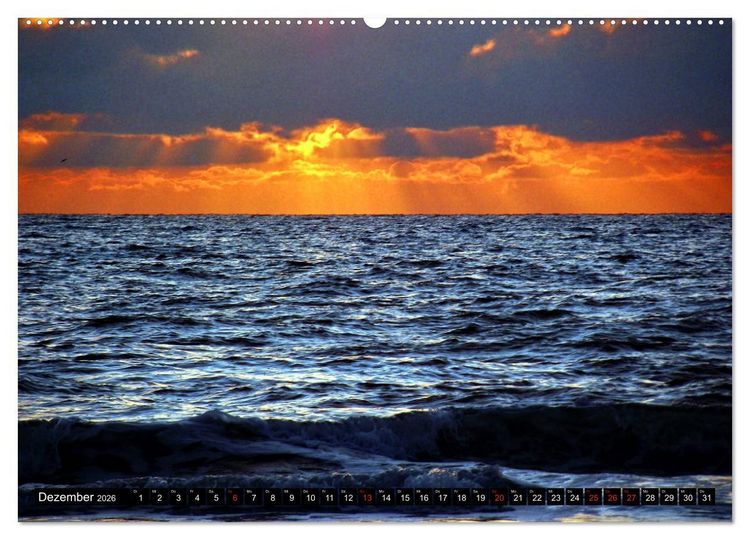 Produktbild: J&uuml;tland in D&auml;nemark - Von Henne Strand bis Blavand (Wandkalender 2026 DIN A2 quer), CALVENDO Monatskalender