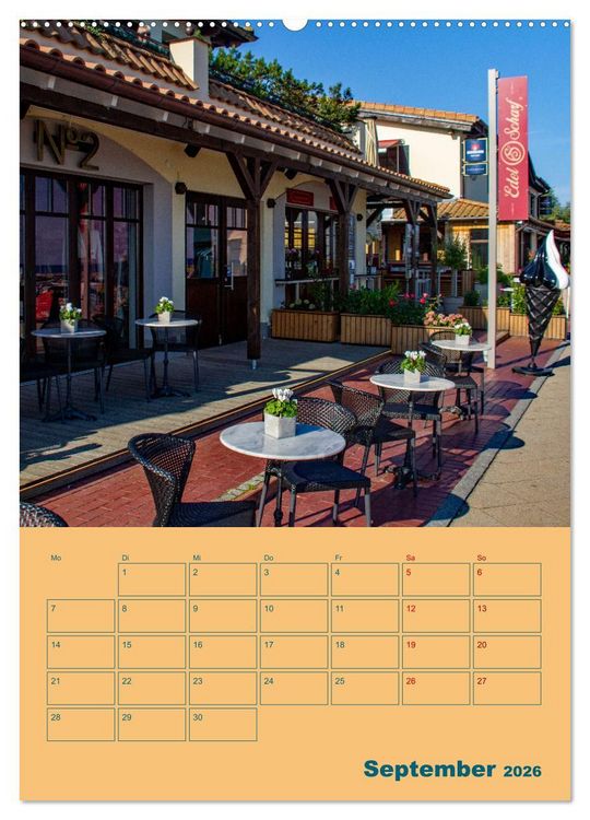 Produktbild: Ostseebad K&uuml;hlungsborn Terminplaner (Wandkalender 2026 DIN A2 hoch), CALVENDO Monatskalender