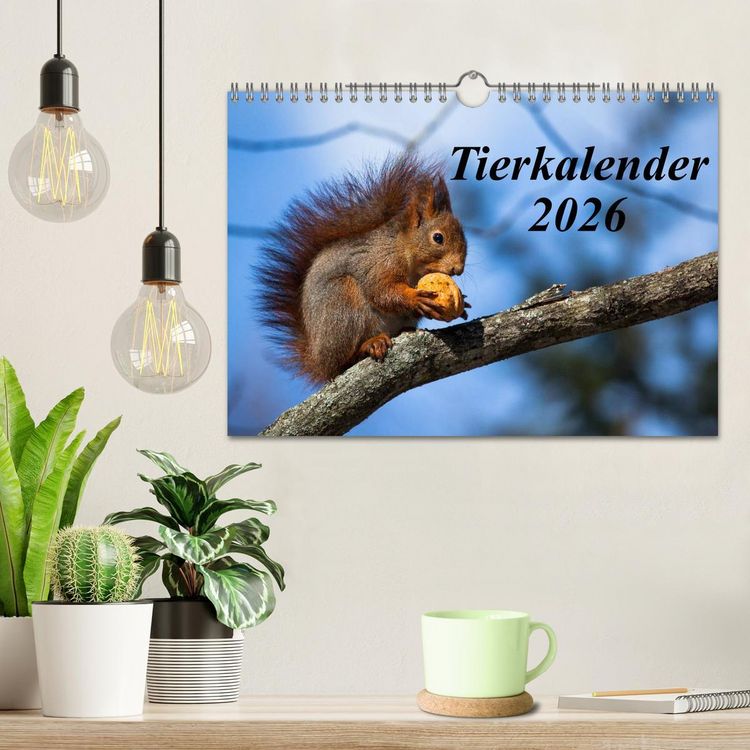 Produktbild: Tierkalender 2026 (Wandkalender 2026 DIN A4 quer), CALVENDO Monatskalender