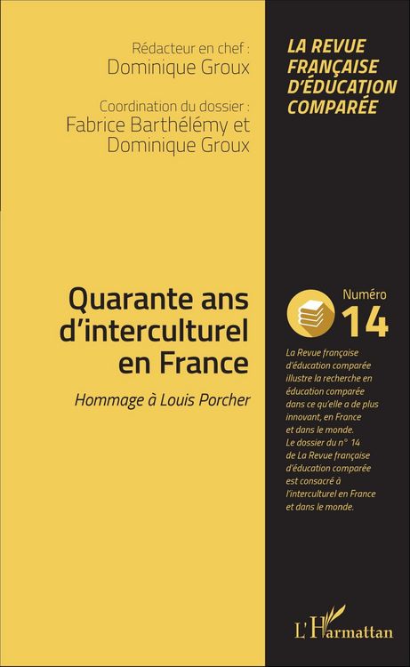 Produktbild: Quarante ans d'interculturel en France