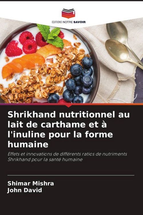 Produktbild: Shrikhand nutritionnel au lait de carthame et &agrave; l'inuline pour la forme humaine