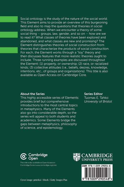 Produktbild: Social Ontology